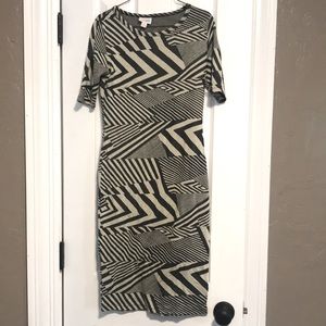 Bodycon geometric dress, XS